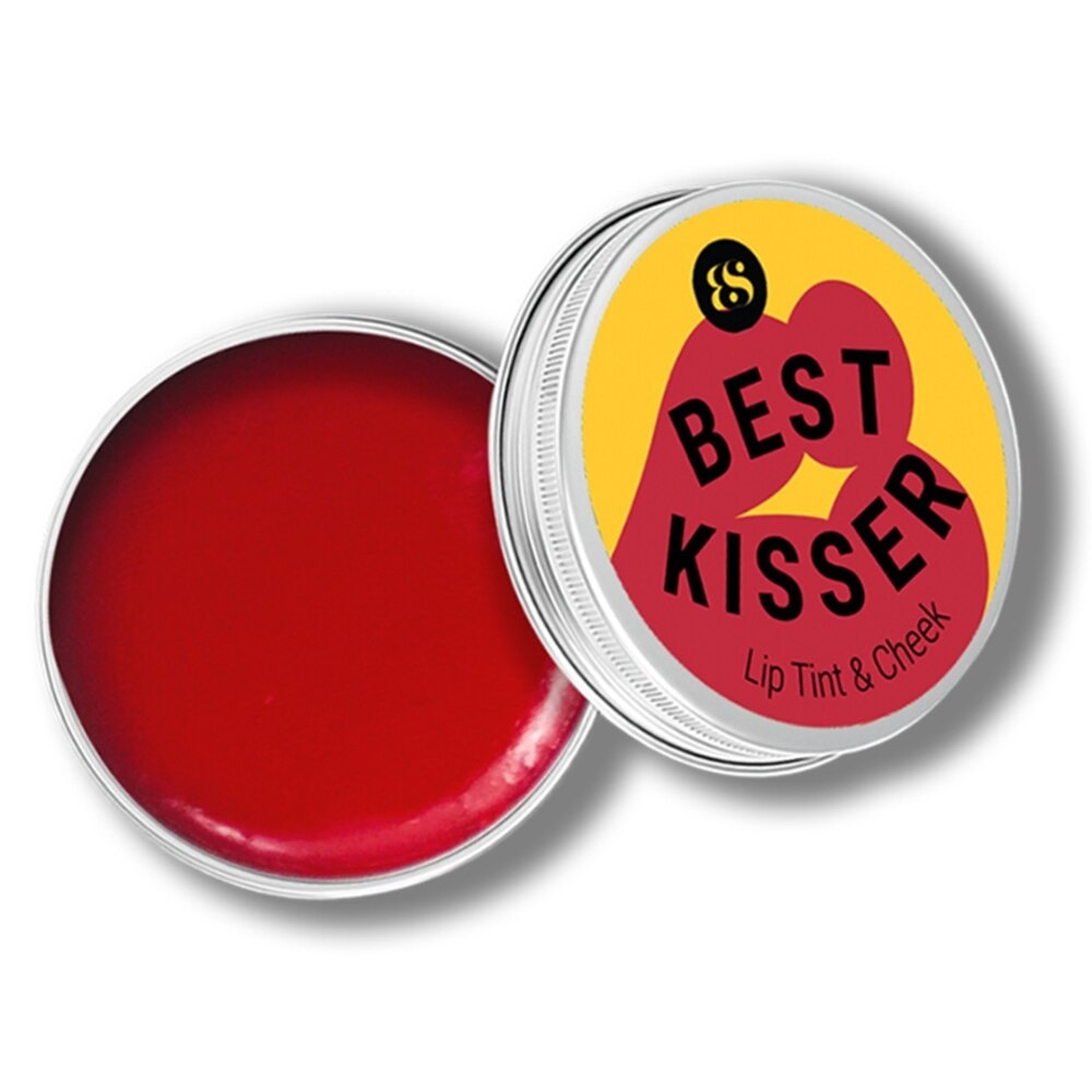 Son Dưỡng Có Màu Và Má Hồng BareSoul Best Kisser Lip Tint & Cheek Plus 10g .# Đỏ Hồng