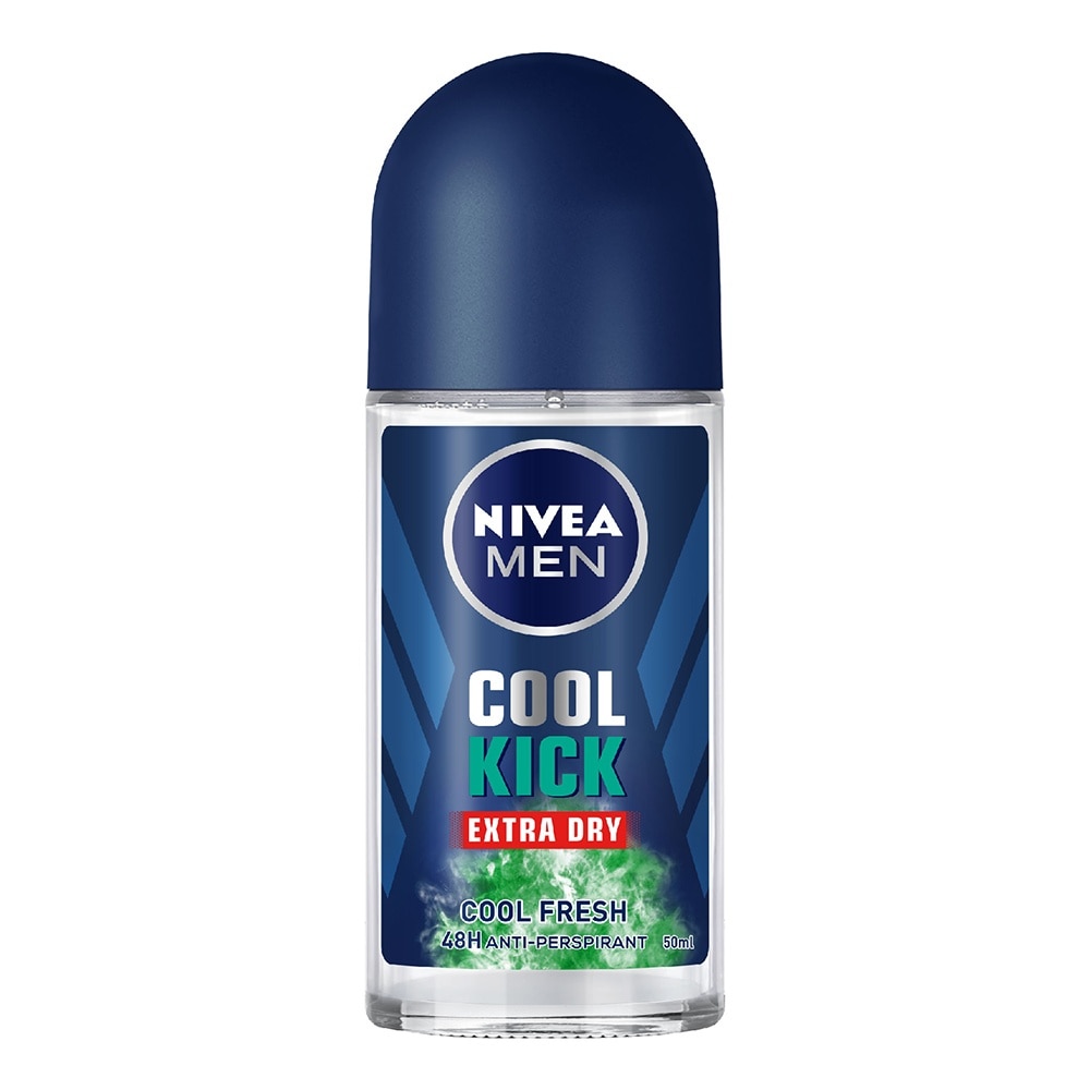 Lăn Ngăn Mùi Nam Nivea Men Cool Kick Cool Fresh Mát Lạnh Khô Thoáng 50ml