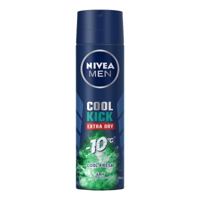 NIVEA Men Cool Kick Extra Dry Cool Fresh Spray 150ml