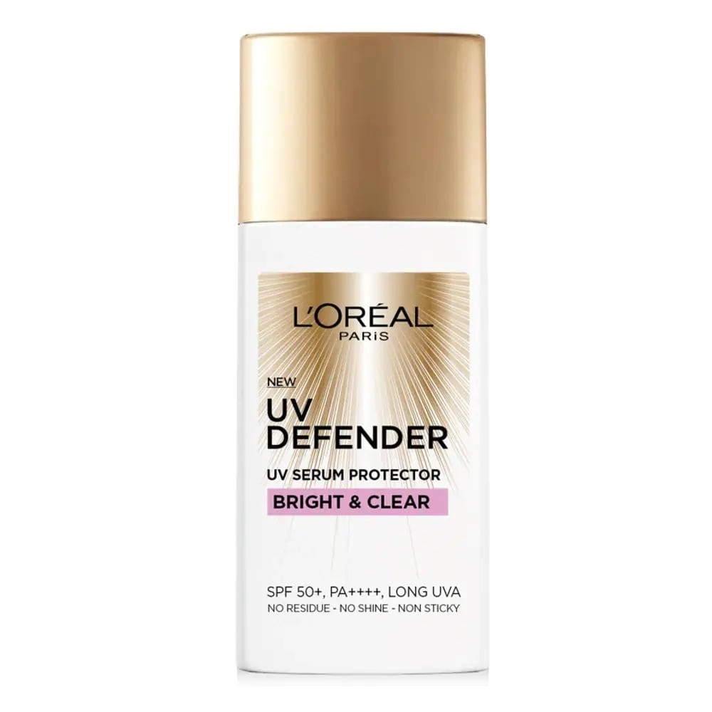 Kem Chống Nắng L’Oréal Paris UV Defender SPF50+ PA++++ Bright & Clear Nâng Tông Giảm Thâm 50ml