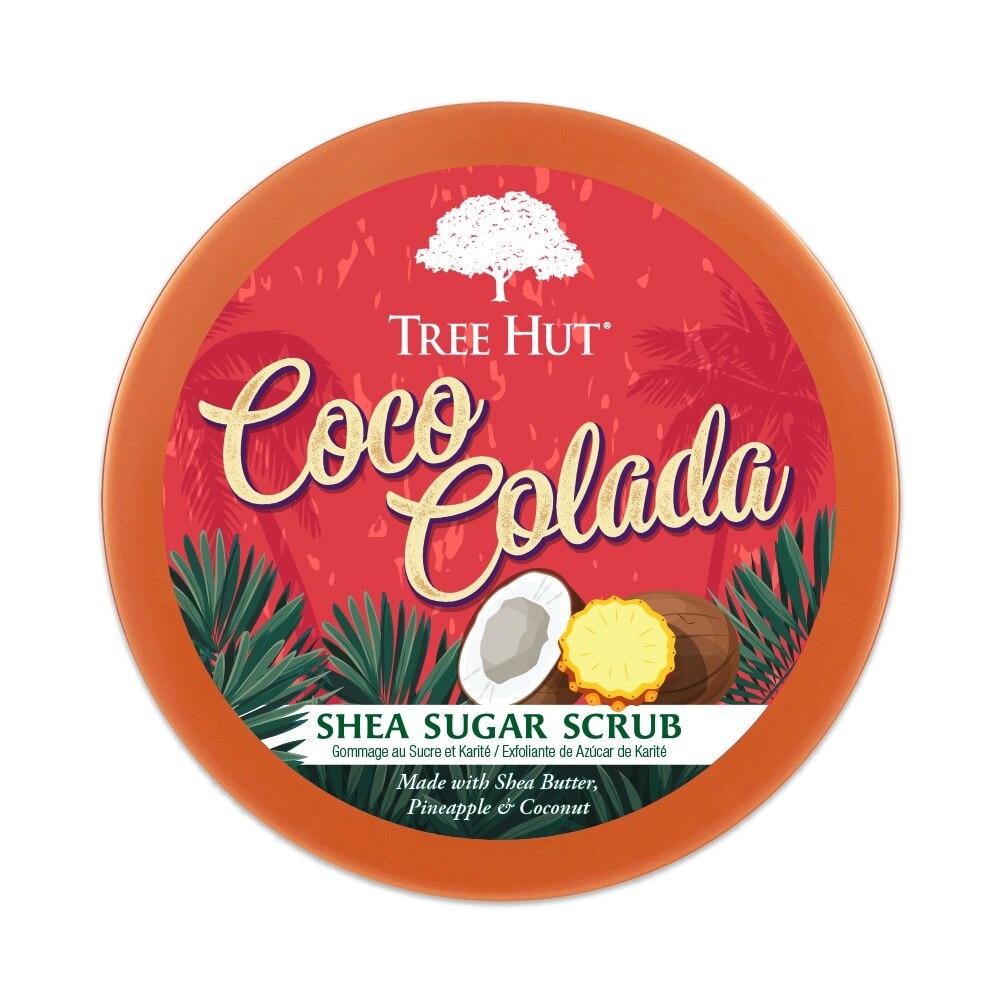 Tẩy Tế Bào Da Cơ Thể Tree Hut Shea Sugar Scrub Coco Colada Sáng & Mềm Mịn Da 510g