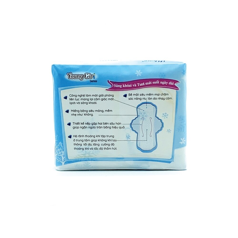 Sanitary Napkin Young Girl Cooling Soft - Day Pad 24cm 8 Pieces