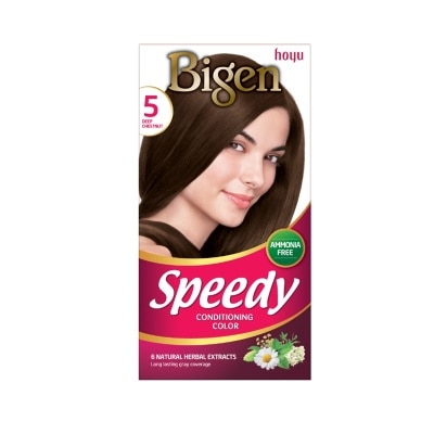 BIGEN Speedy Conditioning Color 40g + 40g .#5 Deep Chestnut