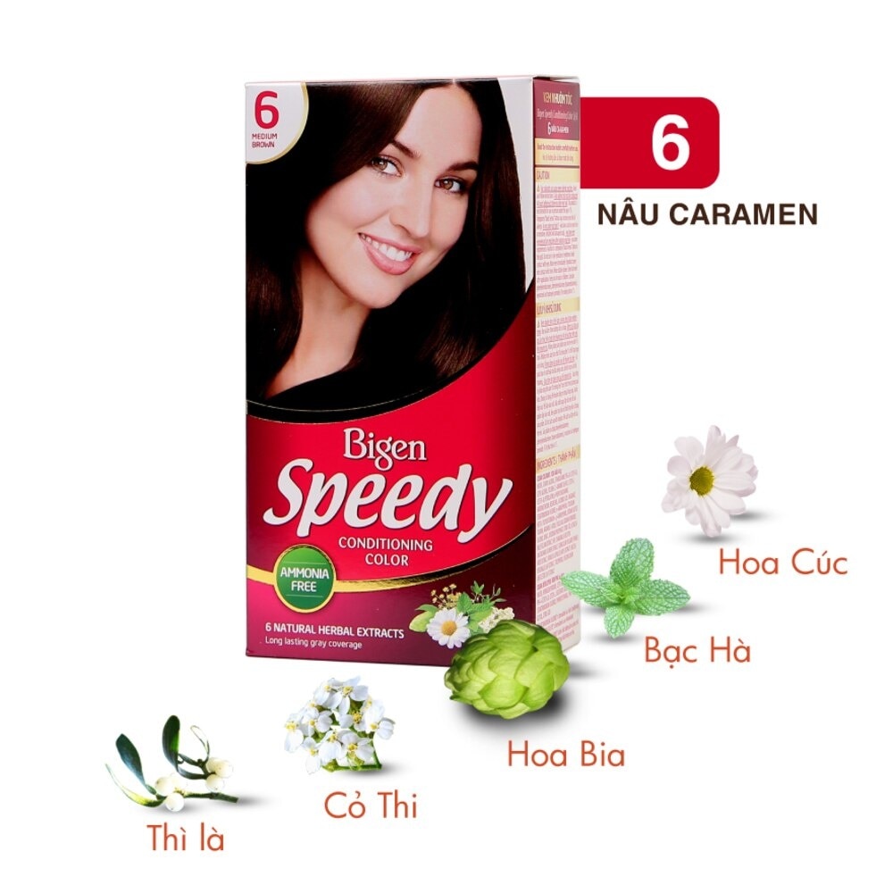 Speedy Conditioning Color 40g + 40g .#6 Medium Brown