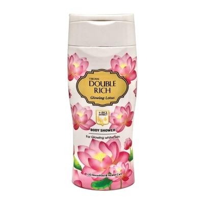 DOUBLE RICH Sữa Tắm Double Rich Glowing Lotus Chiết Xuất Hoa Sen & Tinh Chất Gạo 200g