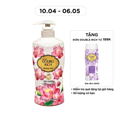 DOUBLE RICH - Glowing Lotus & Rice Essence Body Shower 550g