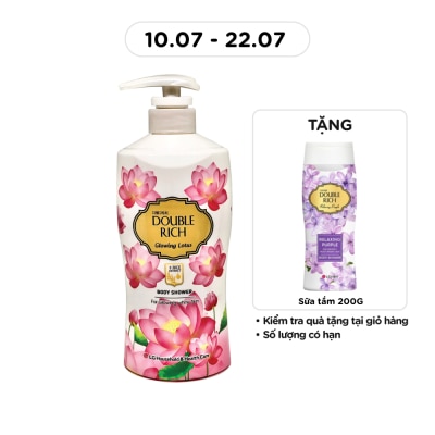 DOUBLE RICH - Glowing Lotus & Rice Essence Body Shower 550g image