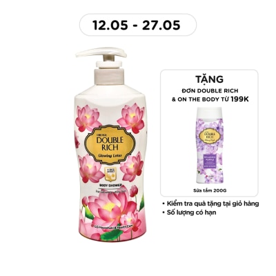 DOUBLE RICH - Glowing Lotus & Rice Essence Body Shower 550g