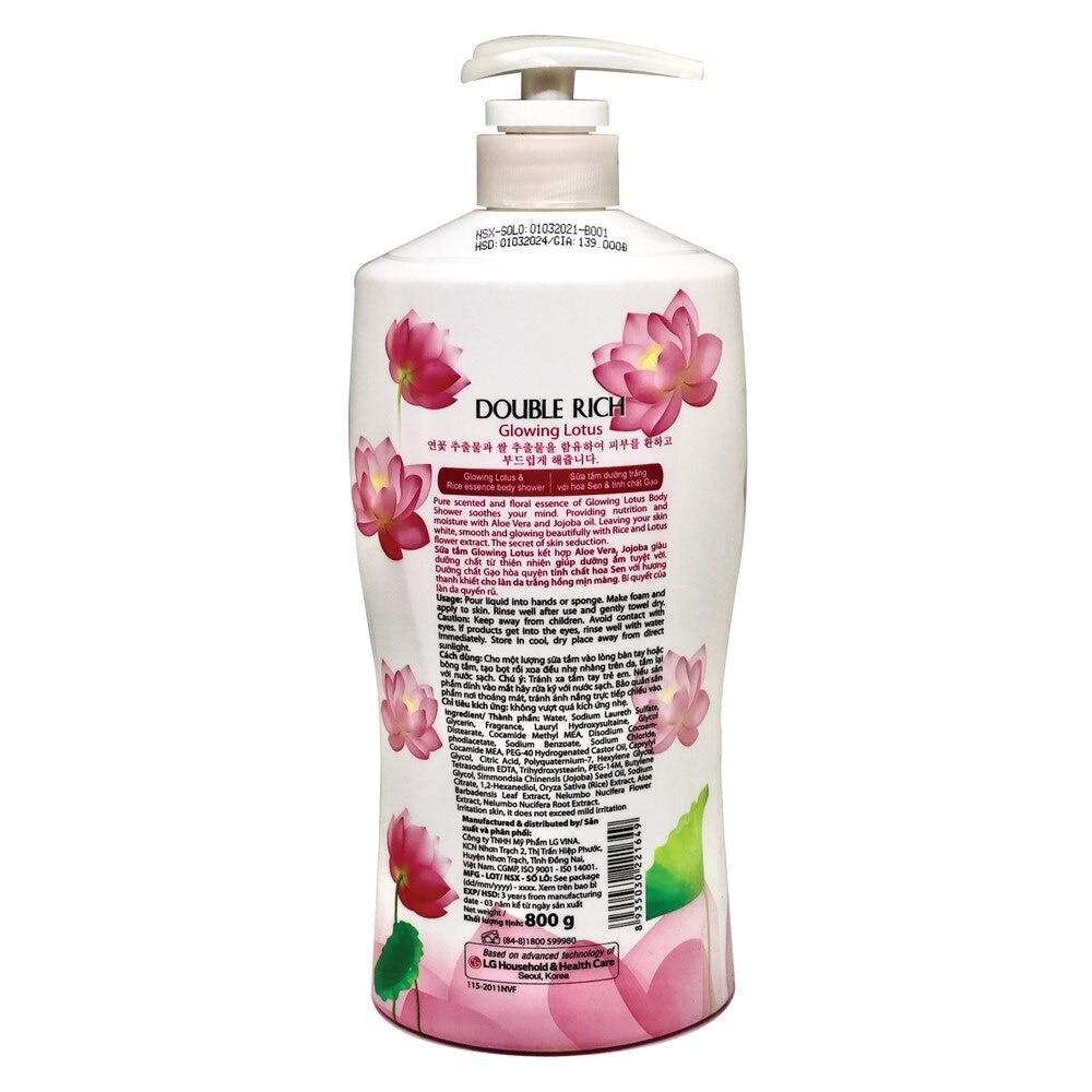 Glowing Lotus & Rice Essence Body Shower 800g