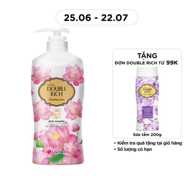 DOUBLE RICH - Glowing Lotus & Rice Essence Body Shower 800g