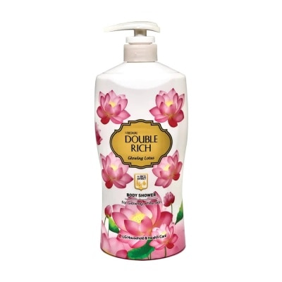 DOUBLE RICH Sữa Tắm Double Rich Glowing Lotus Chiết Xuất Hoa Sen & Tinh Chất Gạo 800g