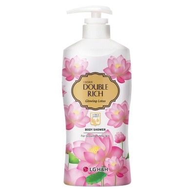DOUBLE RICH Sữa Tắm Double Rich Glowing Lotus Chiết Xuất Hoa Sen & Tinh Chất Gạo 800g
