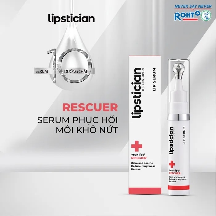 Serum Dưỡng Môi Lipstician Lip Serum Rescuer Tăng Độ Đàn Hồi & Mịn Màng 9g