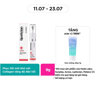 LIPSTICIAN Lip Serum Rescuer With 3-Step Rescue System 9g
