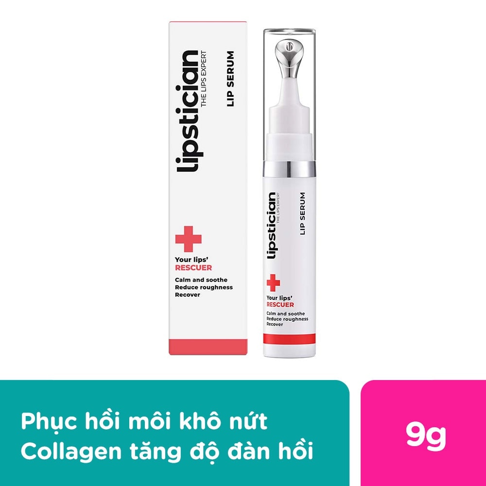 Serum Dưỡng Môi Lipstician Lip Serum Rescuer Tăng Độ Đàn Hồi & Mịn Màng 9g