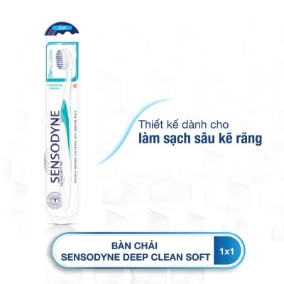 SENSODYNE Bàn Chải Đánh Răng Sensodyne Deep Clean Lông Mềm Dành Cho Răng Nhạy Cảm 1 Cây