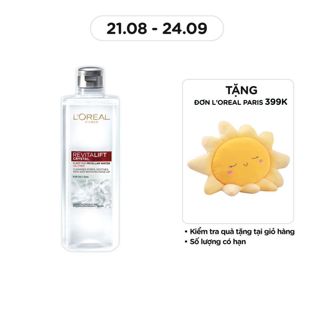 Revitalift Crystal Purifying Micellar Water 400ml