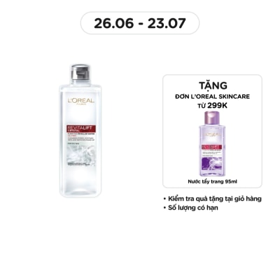 L'OREAL PARIS Nước Tẩy Trang L’Oréal Paris Revitalift Crystal Purifying Micellar Water Cho Da Dầu 400ml