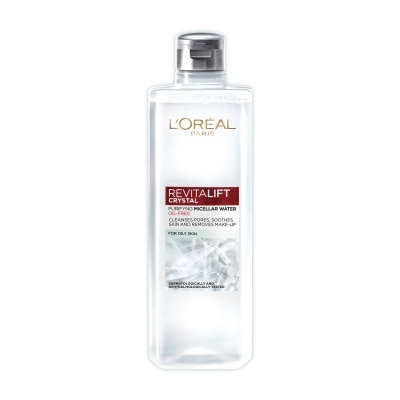 L'OREAL PARIS Nước Tẩy Trang L’Oréal Paris Revitalift Crystal Purifying Micellar Water Cho Da Dầu 400ml