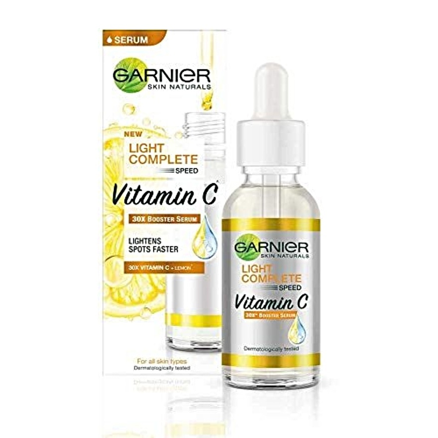 Tinh Chất Garnier Light Complete Speed Vitamin C Booster Serum Sáng Da & Mờ Thâm 30ml