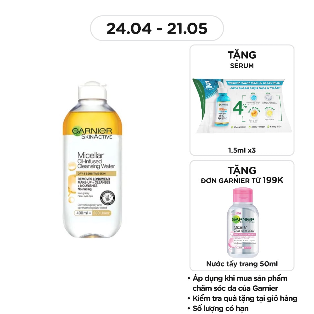 Micellar Oil-Infused Cleansing Water 400ml
