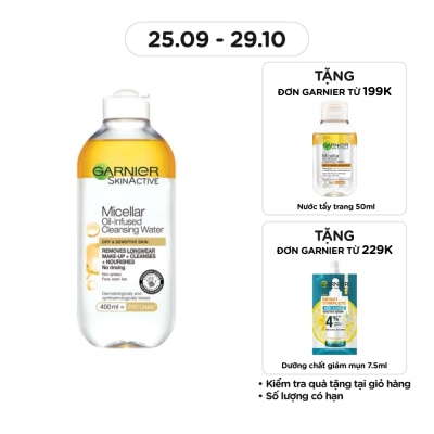 GARNIER Micellar Oil-Infused Cleansing Water 400ml