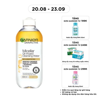 GARNIER - Micellar Oil-Infused Cleansing Water 400ml image