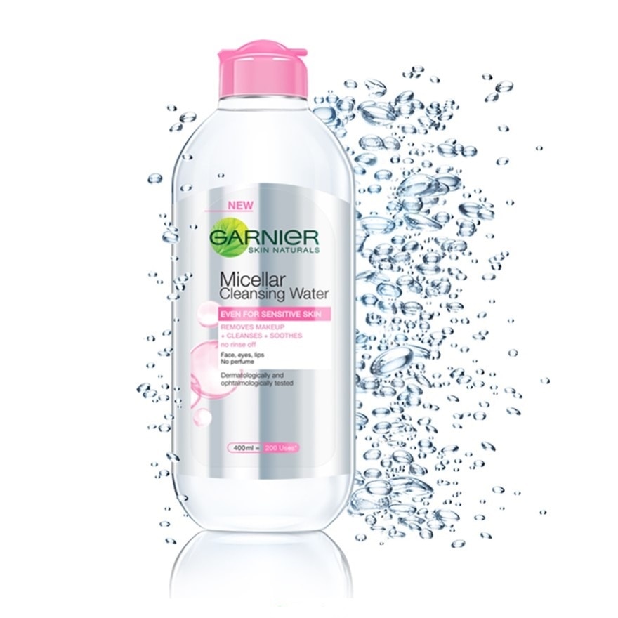 Nước Làm Sạch & Tẩy Trang Garnier Micellar Cleansing Water Cho Da Nhạy Cảm 400ml