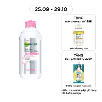 GARNIER Micellar Cleansing Water For Sensitive Skin 400ml