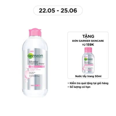 GARNIER Micellar Cleansing Water For Sensitive Skin 400ml