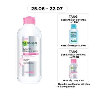 GARNIER - Micellar Cleansing Water For Sensitive Skin 400ml