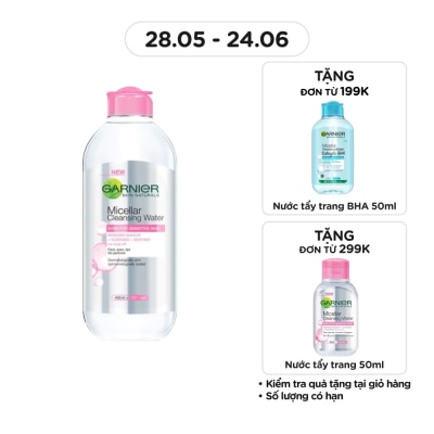 GARNIER - Micellar Cleansing Water For Sensitive Skin 400ml