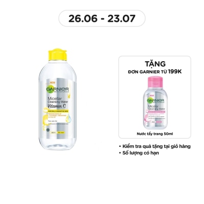 GARNIER Micellar Cleansing Water Vitamin C For Dull & Sensitive Skin 400ml