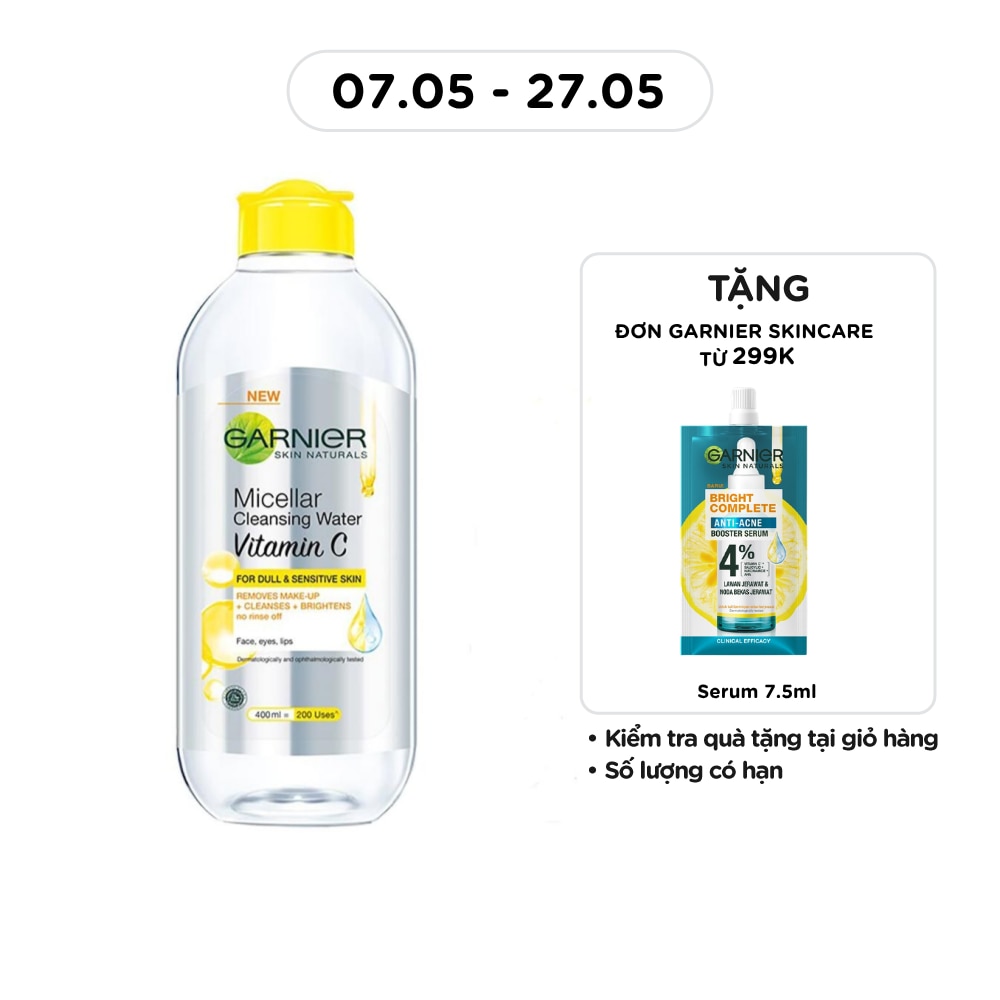 Micellar Cleansing Water Vitamin C For Dull & Sensitive Skin 400ml