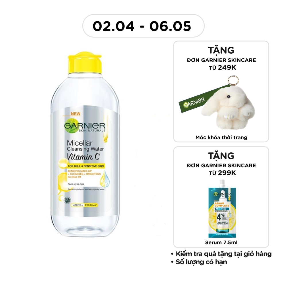 Micellar Cleansing Water Vitamin C For Dull & Sensitive Skin 400ml