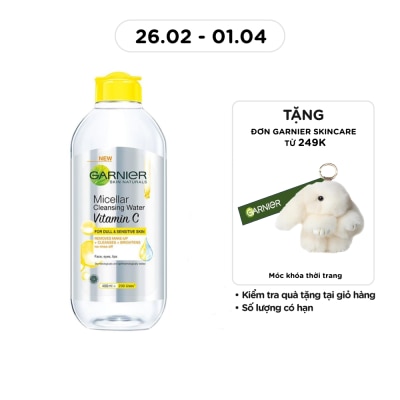 GARNIER - Micellar Cleansing Water Vitamin C For Dull & Sensitive Skin 400ml