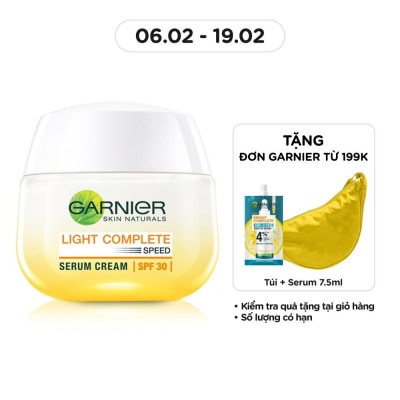 GARNIER Light Complete Speed Whitening Serum Cream SPF30 PA+++ 50ml