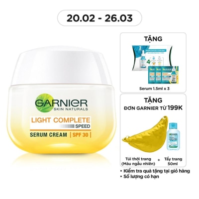 GARNIER Light Complete Speed Whitening Serum Cream SPF30 PA+++ 50ml