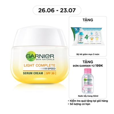 GARNIER Light Complete Speed Whitening Serum Cream SPF30 PA+++ 50ml