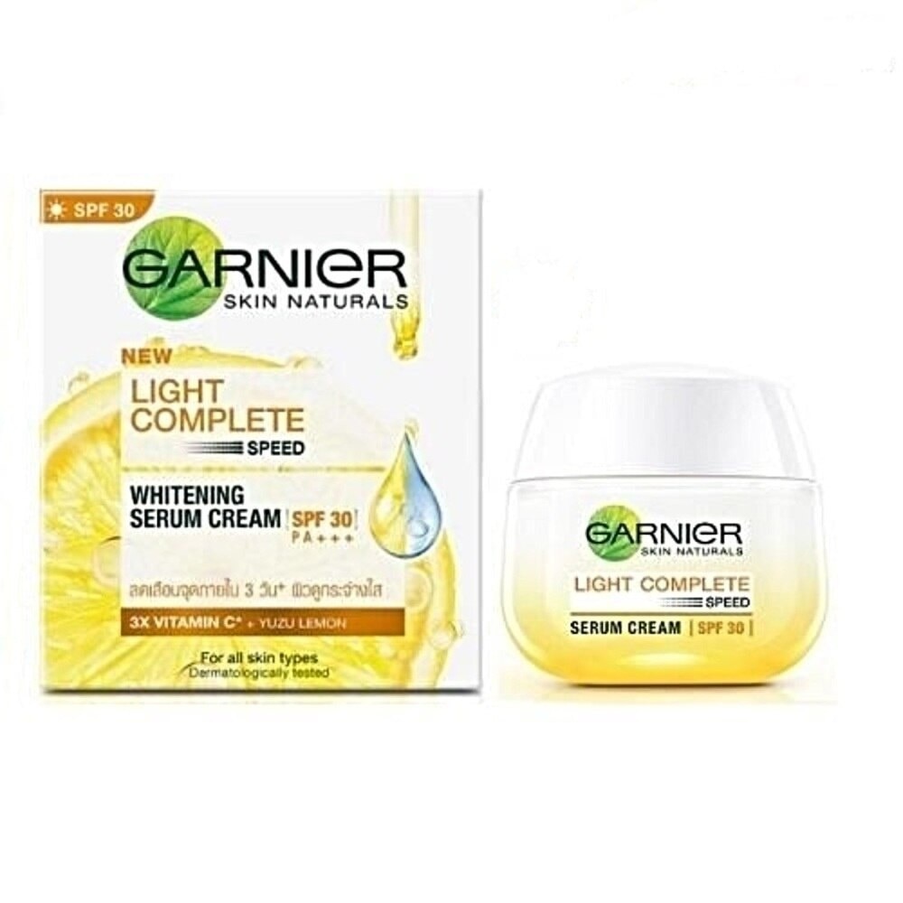 Kem Dưỡng Ban Ngày Garnier Light Complete Speed Whitening Serum Cream SPF30 PA+++ 50ml