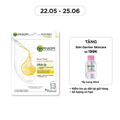 GARNIER Serum Mask Light Complete White Up Milky Essence & Vitamin C 28g