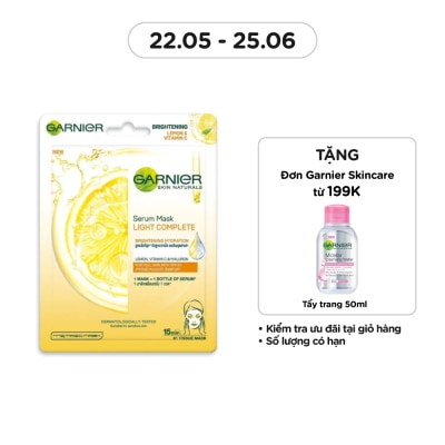 GARNIER Serum Mask Light Complete Brightening Hydration Lemon & Vitamin C 28g
