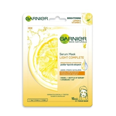 GARNIER Mặt Nạ Garnier Serum Mask Light Complete Brightening Hydration Tinh Chất Chanh Yuzu & Vitamin C 28g