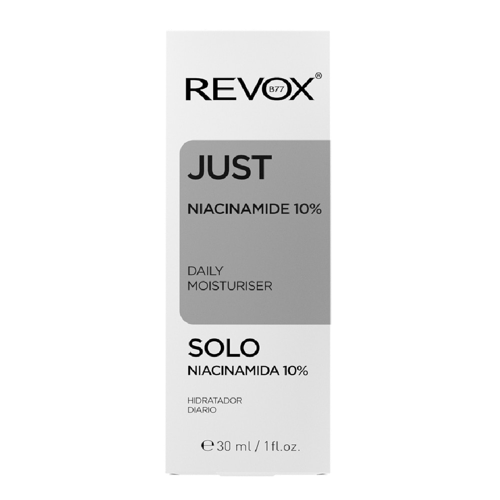 Tinh Chất Revox B77 Just Niacinamide 10% Daily Moisturiser Dưỡng Ẩm Mặt & Cổ 30ml