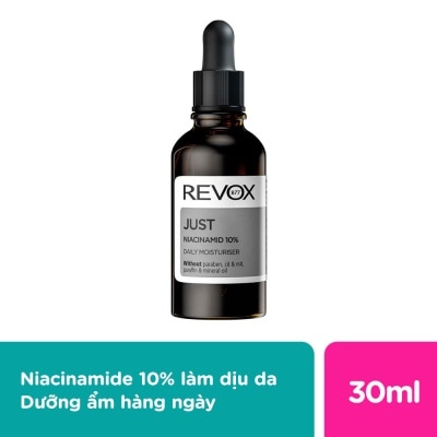 REVOX B77 Tinh Chất Revox B77 Just Niacinamide 10% Daily Moisturiser Dưỡng Ẩm Mặt & Cổ 30ml