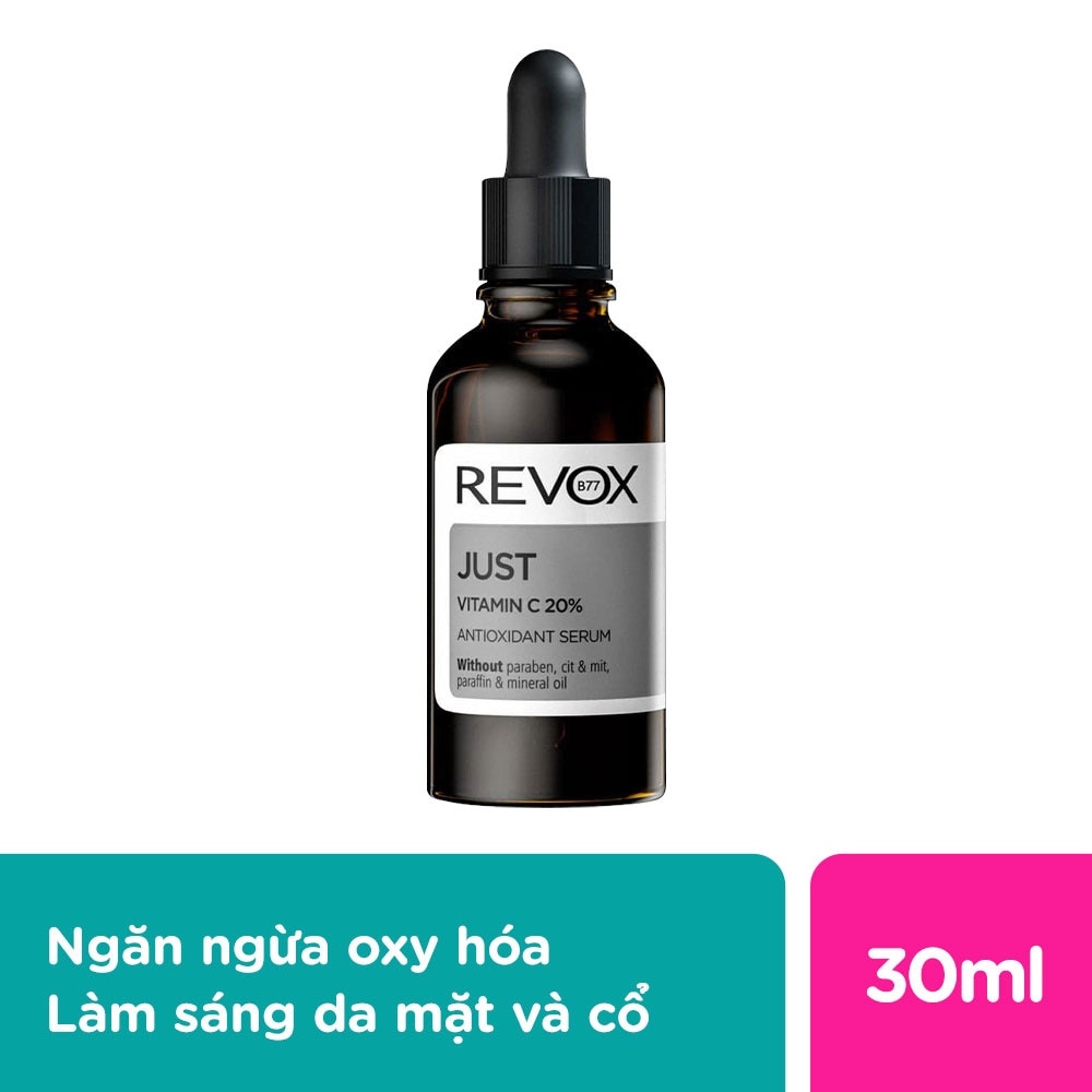 Tinh Chất Revox B77 Just Vitamin C 20% Antioxidant Serum Ngừa Oxy Hóa & Làm Sáng Da 30ml