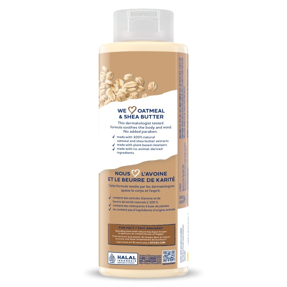 Sữa Tắm ST. Ives Soothing Body Wash Oatmeal & Shea Butter Yến Mạch và Bơ Làm Dịu Da 450ml