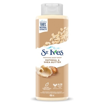 ST.IVES Sữa Tắm ST. Ives Soothing Body Wash Oatmeal & Shea Butter Yến Mạch và Bơ Làm Dịu Da 450ml