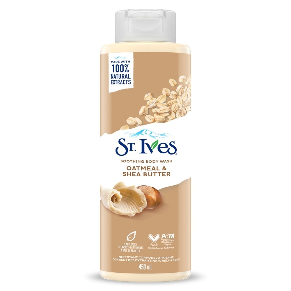 Sữa Tắm ST. Ives Soothing Body Wash Oatmeal & Shea Butter Yến Mạch và Bơ Làm Dịu Da 450ml
