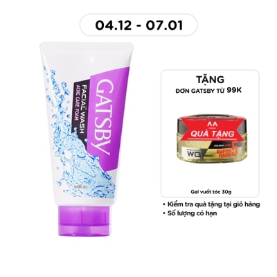 GATSBY Sữa Rửa Mặt Gatsby Facial Wash Acne Care Foam Ngăn Ngừa Mụn 130g